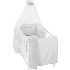 Alvi Bettgarnitur 3-tlg, Raute Taupe