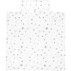 Alvi Bettwäsche 80 X 80 Cm, Sterne Silbergrau Exklusiv