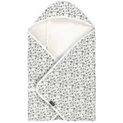 Alvi® Reisedecke Jersey Petit Fleurs Grün/weiß