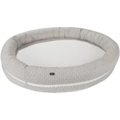 Alvi® Schlummer-Nestchen XL Graphic Taupe Mit Tasche