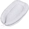 Babybay® Kuschelnest Weiß Sterne Perlgrau