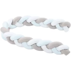 Babybay® Nestchenschlange Geflochten Aqua