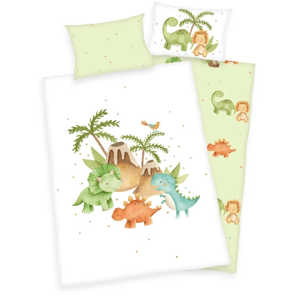 Babybest® Bettwäsche Dinos 100 X 135 Cm 1 Babybest® Bettwäsche Dinos 100 X 135 Cm