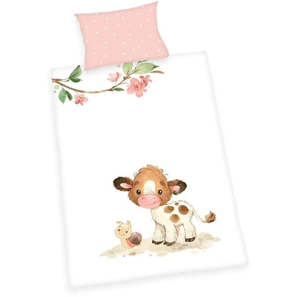 Babybest® Bettwäsche Kälbchen 100 X 135 Cm 1 Babybest® Bettwäsche Kälbchen 100 X 135 Cm