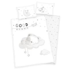 Babybest® Flanell-Bettwäsche Sleeping Little Bear 100 X 135 Cm