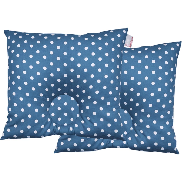 BabyDorm® Präventivkissen EasyDorm Bonnie Petrol Mit Weißen Punkten 1 BabyDorm® Präventivkissen EasyDorm Bonnie Petrol Mit Weißen Punkten
