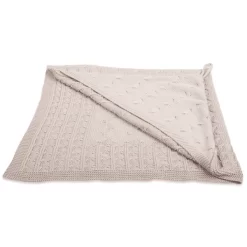 Baby's Only Kapuzendecke Cable Beige 75x75 Cm