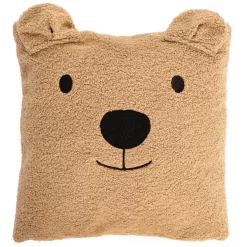 CHILDHOME Teddy Kissen 40 X 40 Cm Braun