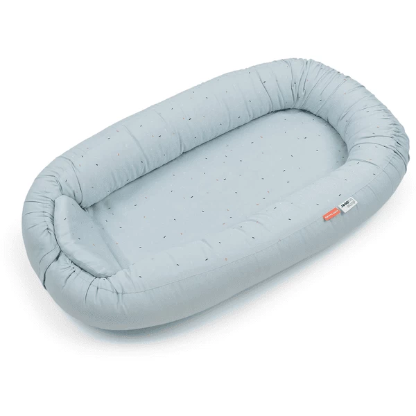 Done By Deer™ Babynest Confetti Blau 1 Done By Deer™ Babynest Confetti Blau