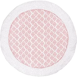 Emma & Noah Krabbeldecke Rund Rosa 100 Cm