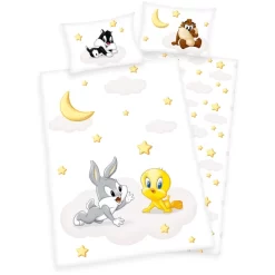 HERDING Bettwäsche Baby Looney Tunes 100 X 135 Cm