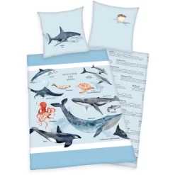 HERDING Bettwäsche Bewohner Der Meere 135 X 200cm