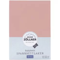 JULIUS ZÖLLNER Spannbetttuch Jersey Blush 70 X 140 Cm