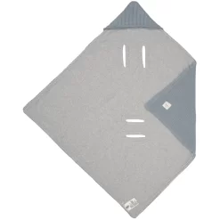 LÄSSIG Einschlagdecke Light Blue 78 X 78 Cm