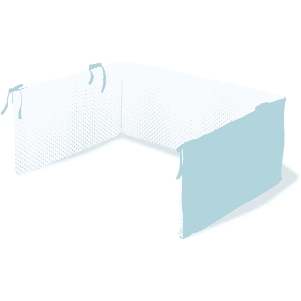 Pinolino Nestchen Für Kinderbetten Running Stars Hellblau 1 Pinolino Nestchen Für Kinderbetten Running Stars Hellblau