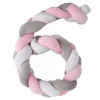 Plastimyr Ziergeflecht Twist 200cm In Grau/rosa/weiß