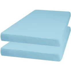 Playshoes Jersey Spannbettlaken 2er-Pack Hellblau