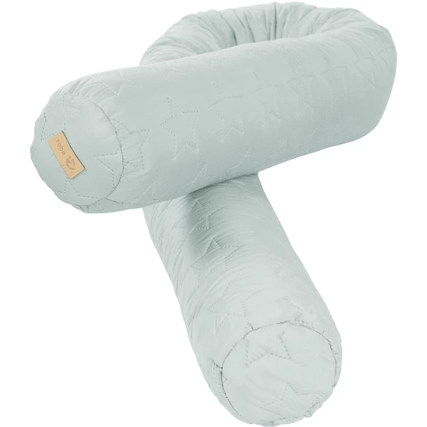 Roba Bettschlange Style Frosty Green Sterne 1 Roba Bettschlange Style Frosty Green Sterne