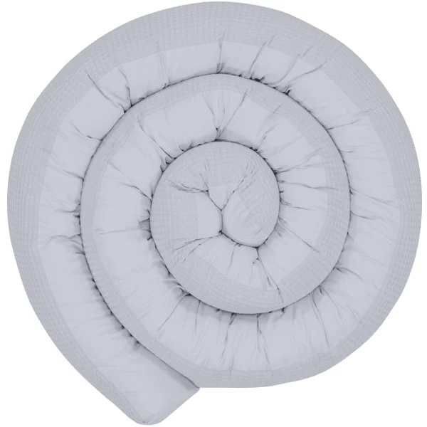 Ullenboom Baby-Bettschlange Waffelpiqué Grau 300 Cm 1 Ullenboom Baby-Bettschlange Waffelpiqué Grau 300 Cm