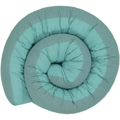 Ullenboom Baby-Bettschlange Waffelpiqué Salbeigrün 200 Cm