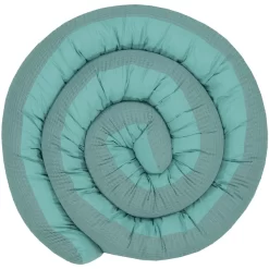 Ullenboom Baby-Bettschlange Waffelpiqué Salbeigrün 300 Cm