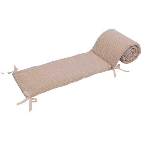Ullenboom Patchwork-Nestchen Waffelpiqué Für Babybett 140x70 Cm Sand (210 Cm Kopfbereich) 1 Ullenboom Patchwork-Nestchen Waffelpiqué Für Babybett 140x70 Cm Sand (210 Cm Kopfbereich)