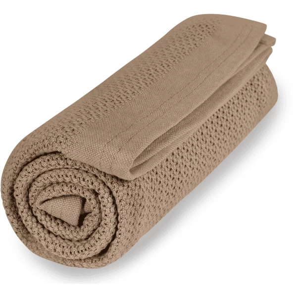 VINTER&BLOOM Kuscheldecke Soft Grid Almond Beige 1 VINTER&BLOOM Kuscheldecke Soft Grid Almond Beige